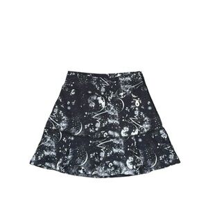 Dona Jo Fitwear Jojo Celestial Moon Stars Galaxy‎ Print Tennis Skort